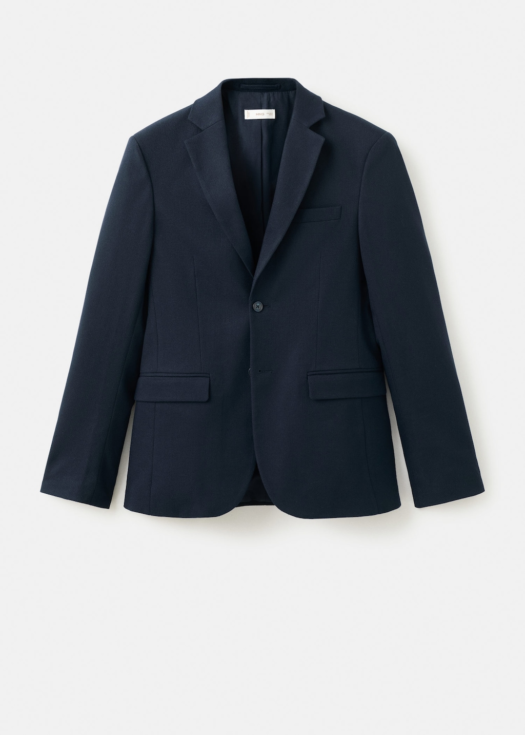 Mango Man Blazer Milan Dark Navy In Blue