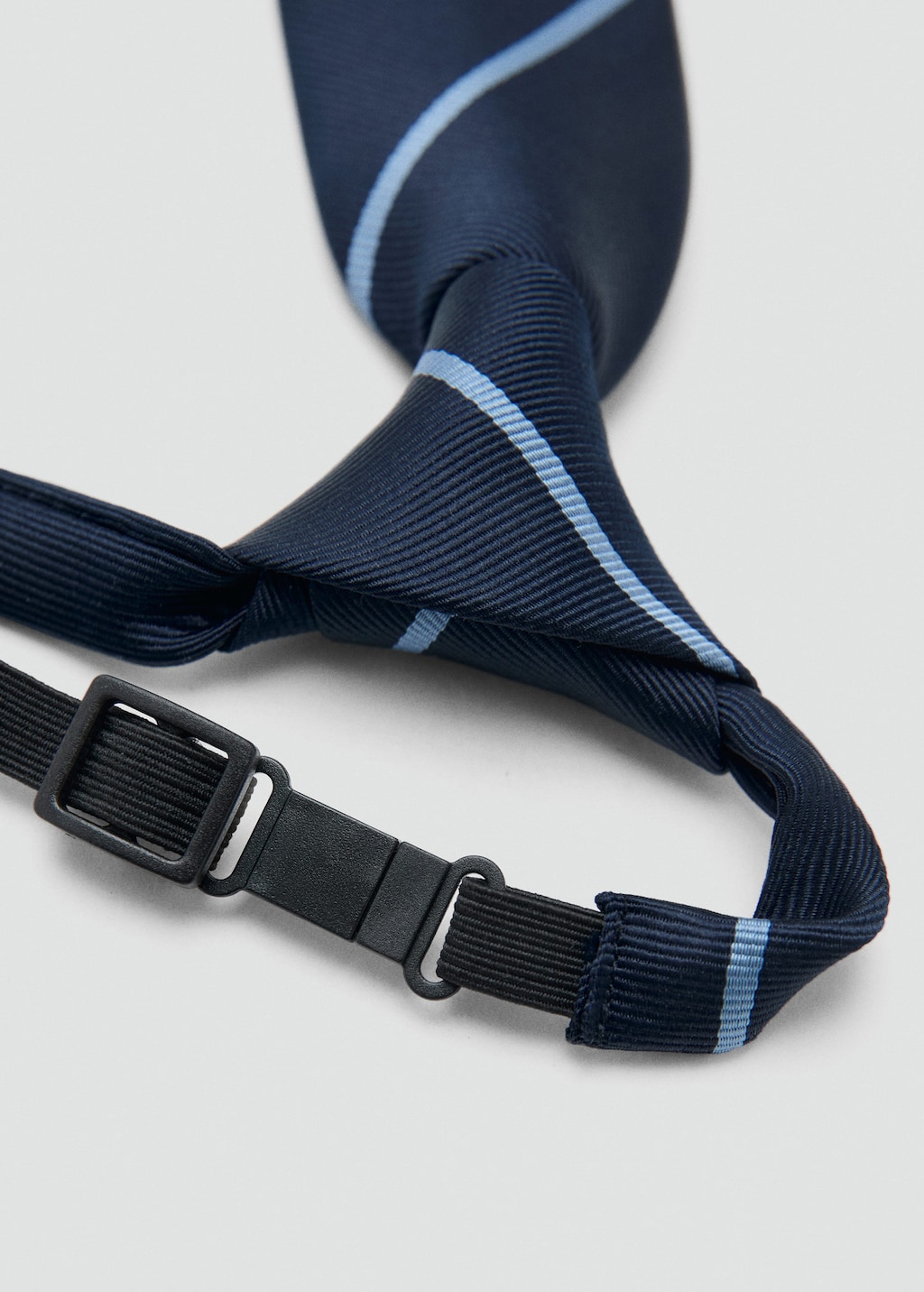 Mango Man Tie Micro8 Navy In Blue