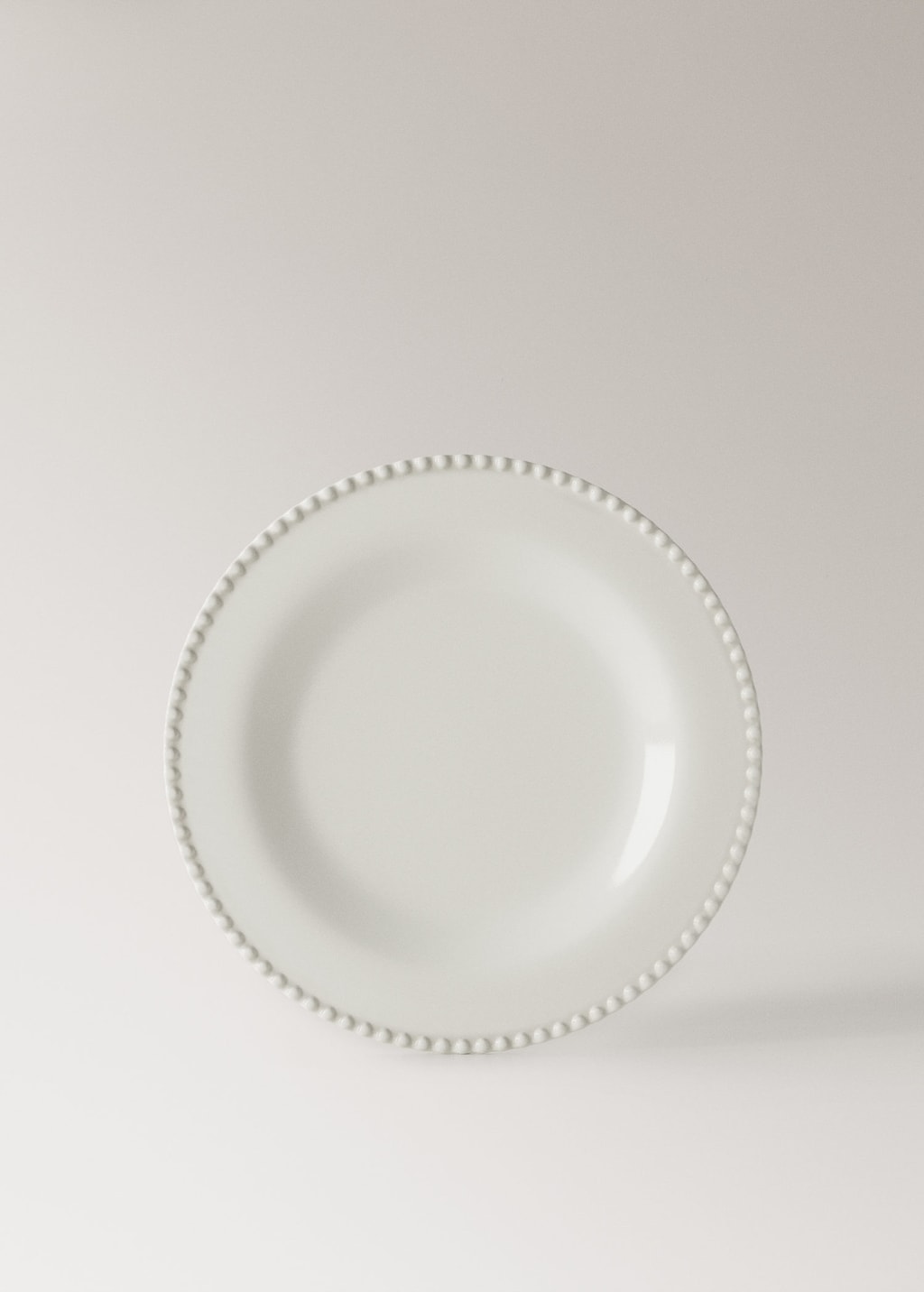 Mango Decorative Stoneware Dinner Plate White In Green