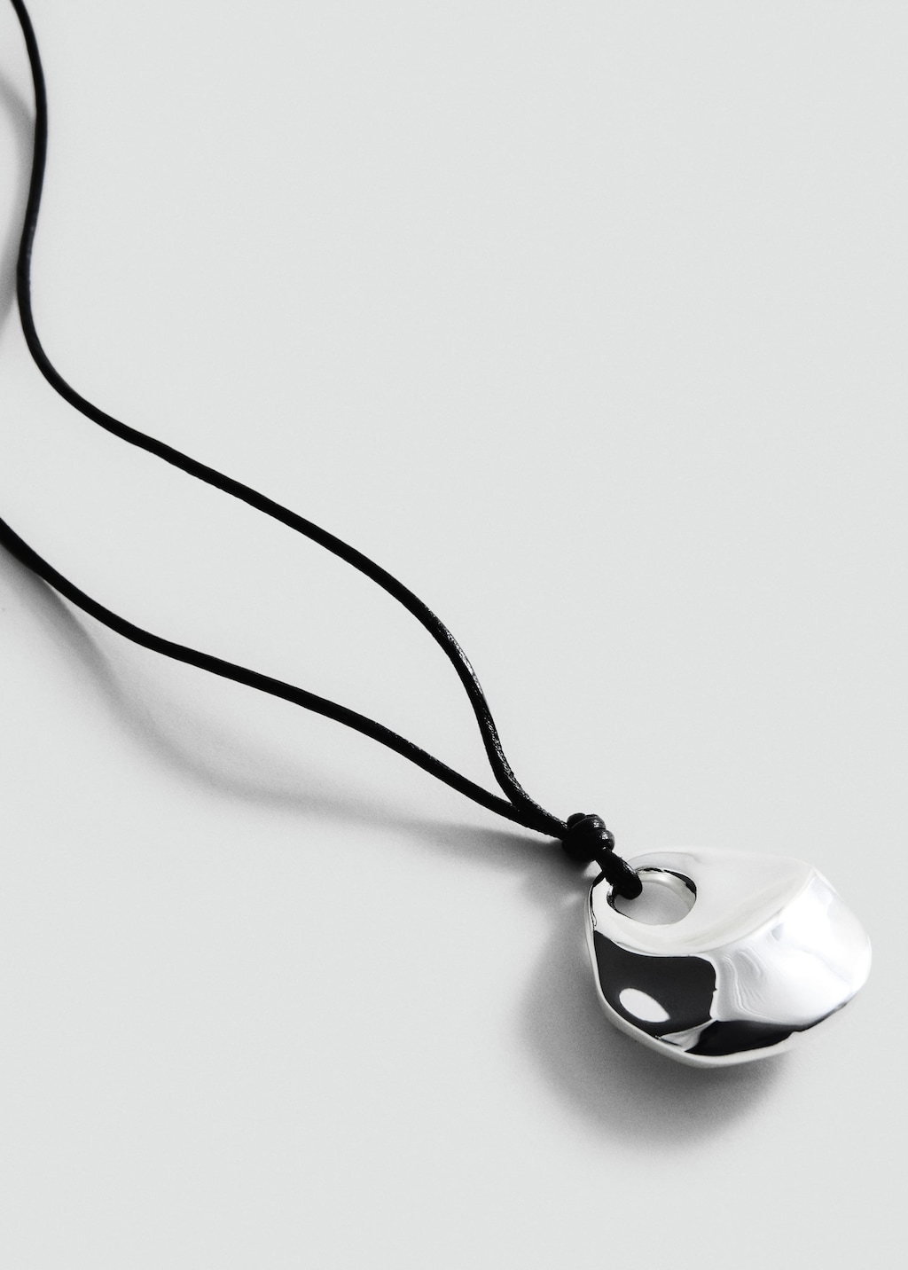 Mango Collier Avec Pendentif Métallique Argent - Femme - Taille Unique - In Silver