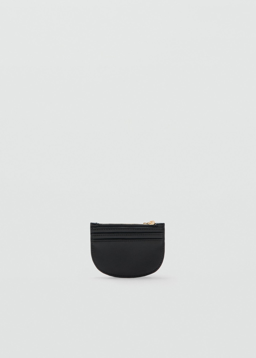 Mango Mini Beaded Card Holder Black