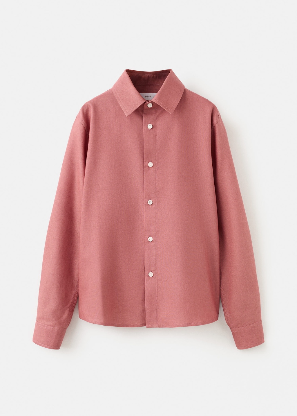 Mango Chemise En Coton Cerise - Enfants - 13-14 Ans -  Kids In Pink