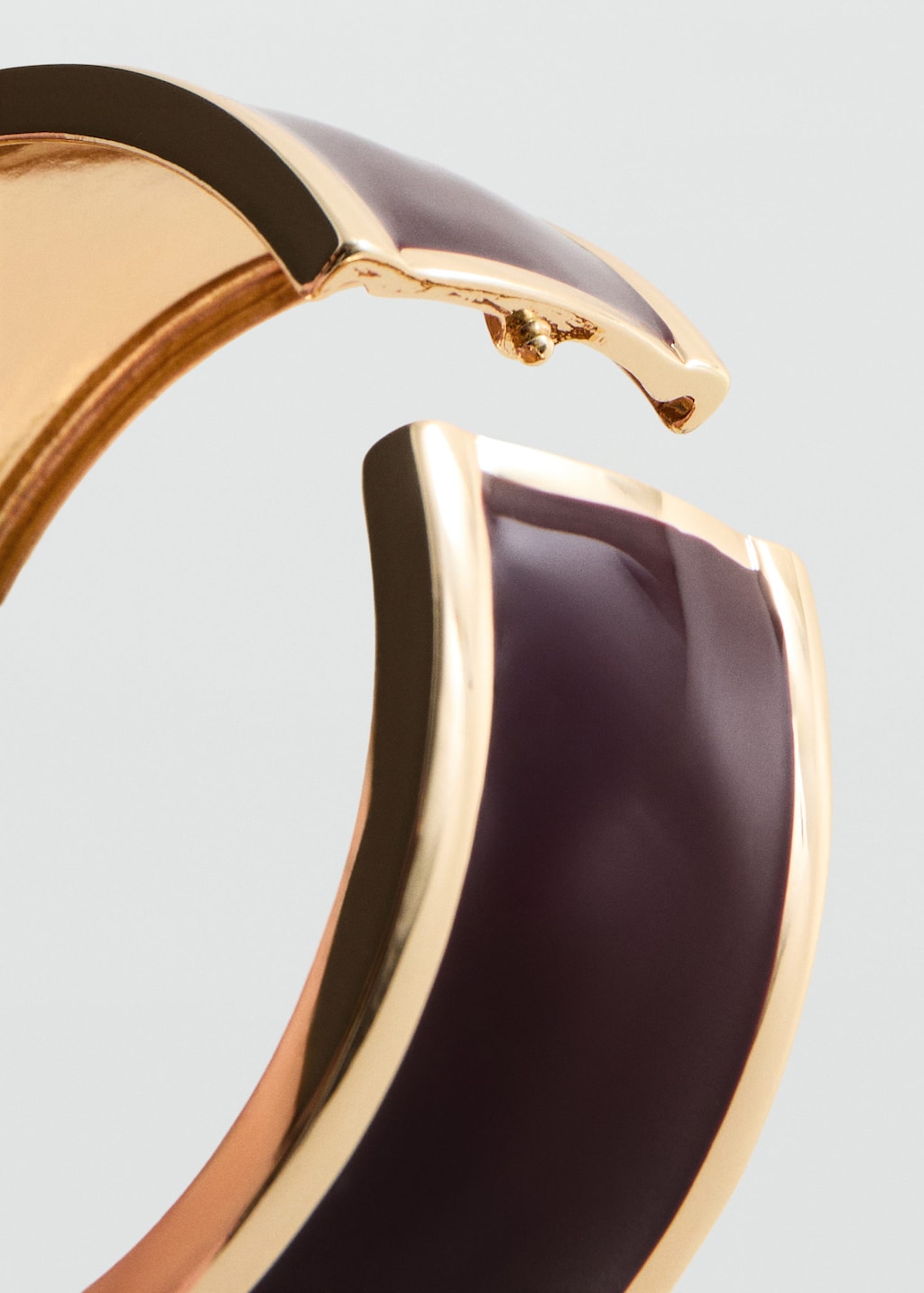 Mango Rigid Volume Bracelet Gold