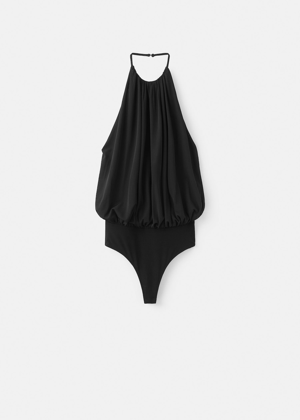 Mango Haut Dos Nu Effet Boule Noir - Femme - Xl -  In Black