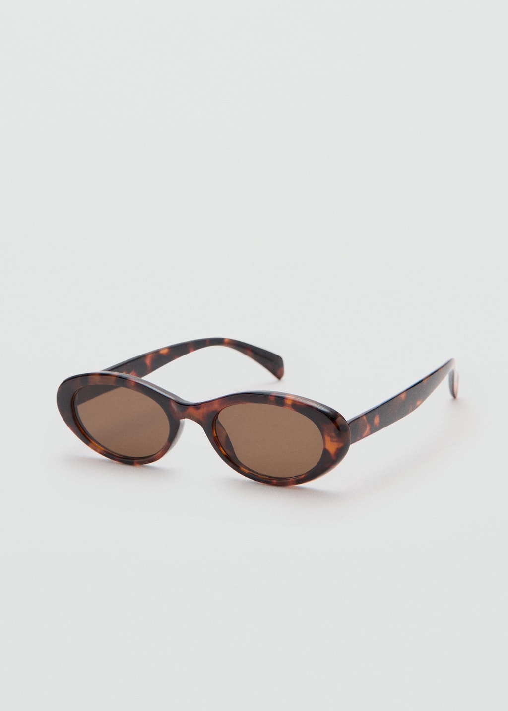 Mango Lunettes De Soleil Monture Plastique Chocolat - Femme - Taille Unique -  In Black