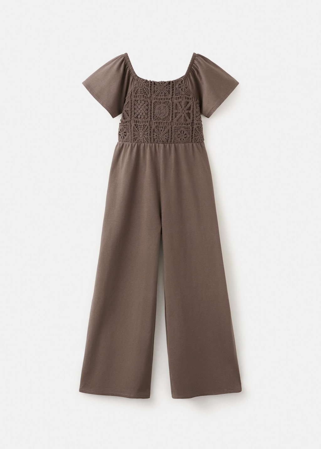 Mango Combinaison Détail Brodé Marron - Enfants - 13-14 Ans -  Kids In Brown