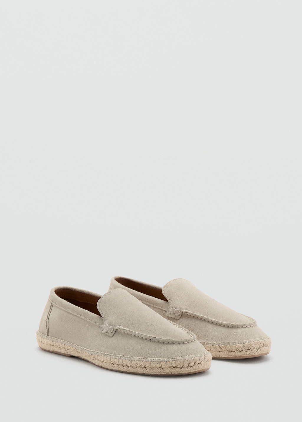 Mango Jute Leather Shoe Sand