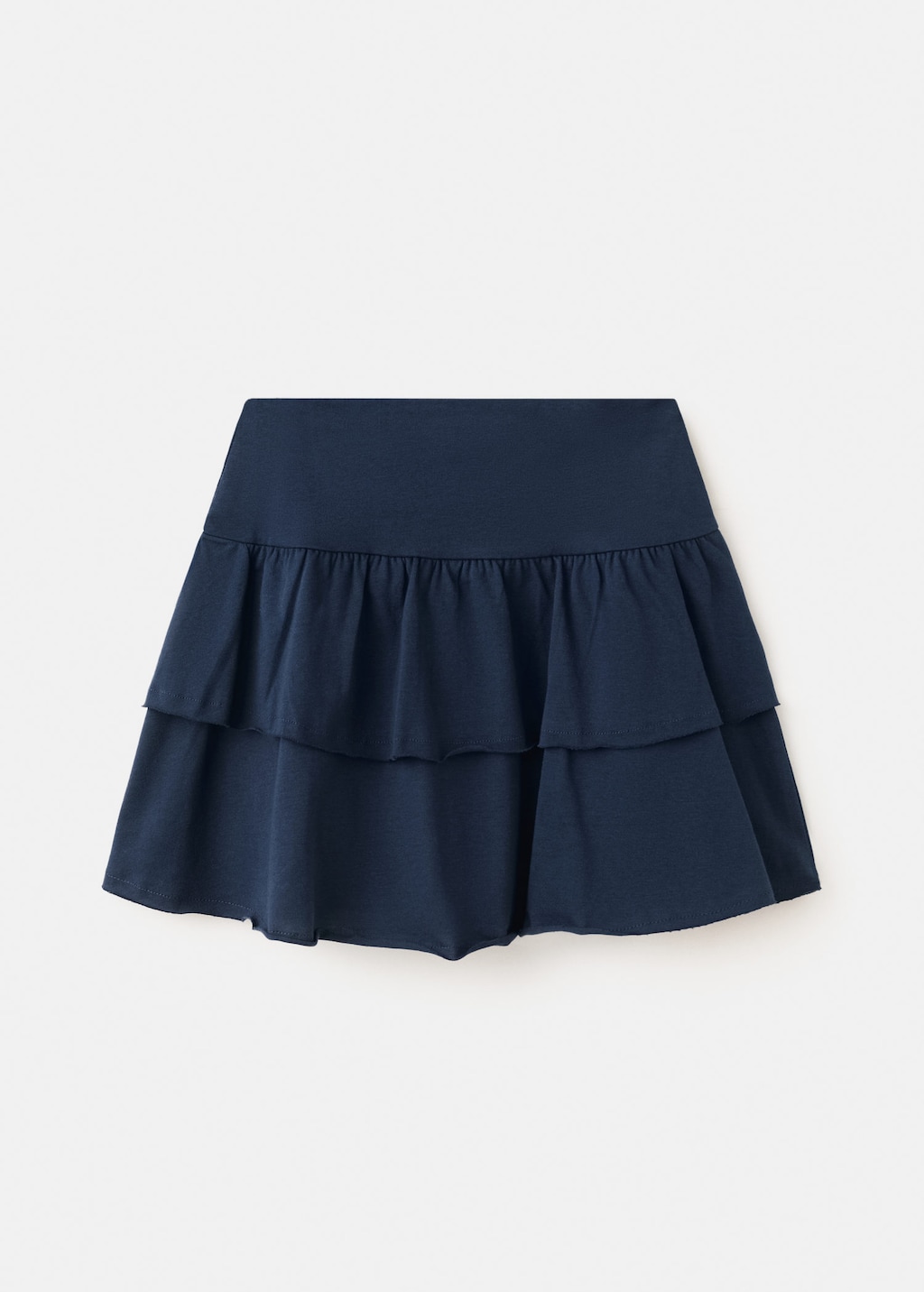 Mango Jupe Coton À Volant Bleu Marine - Enfants - 9-10 Ans -  Kids In Blue