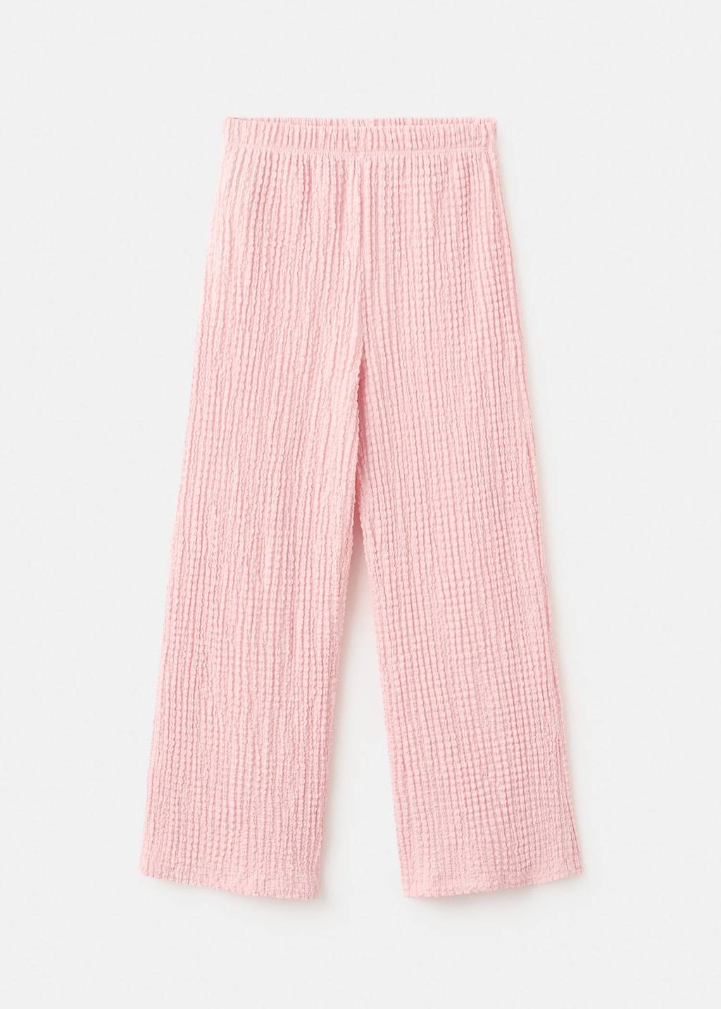 Mango Pantalon Fluide Texturé Rose - Enfants - 13-14 Ans -  Kids In Pink