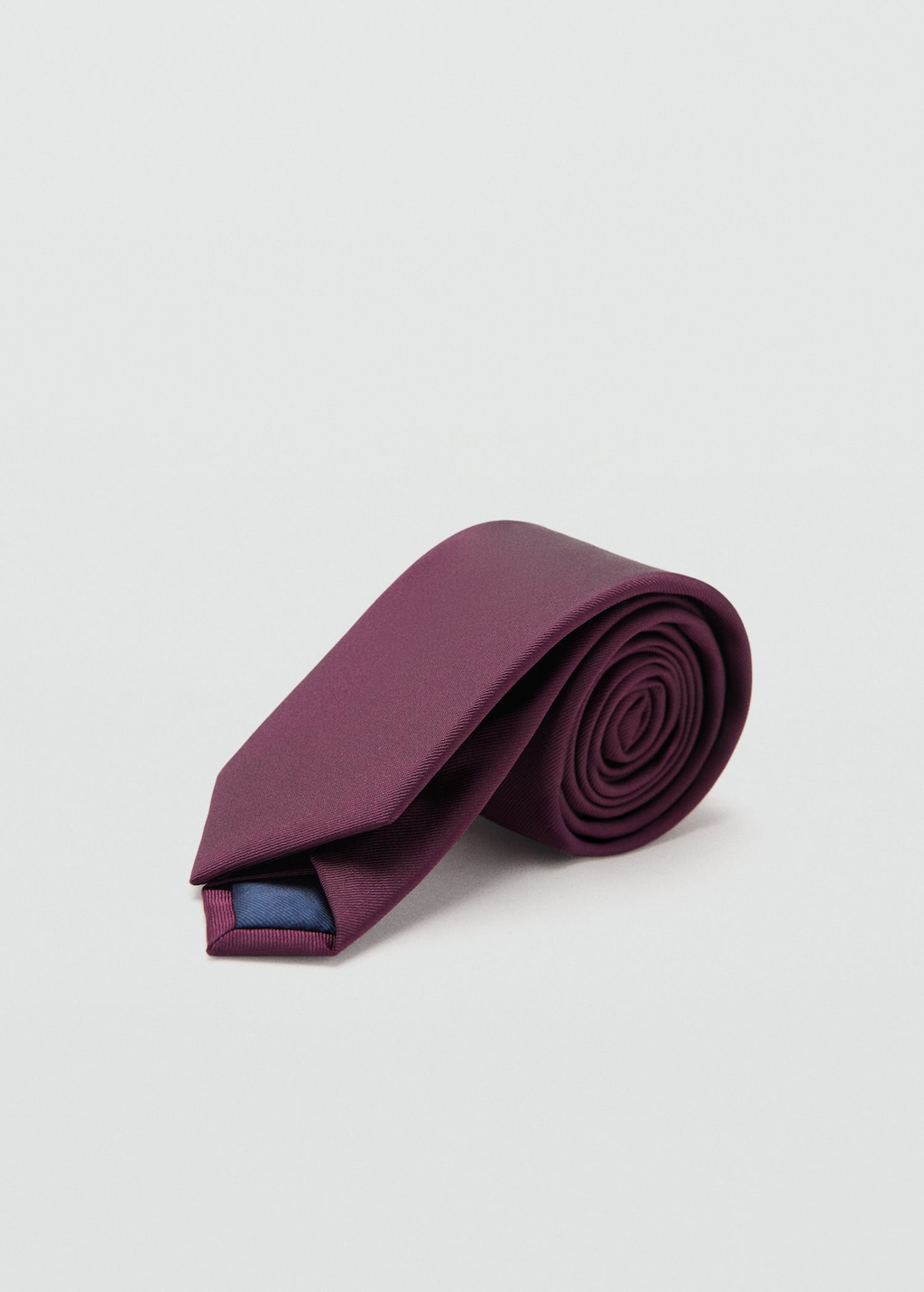 Mango Man Smooth Micro-structured Tie In Pink