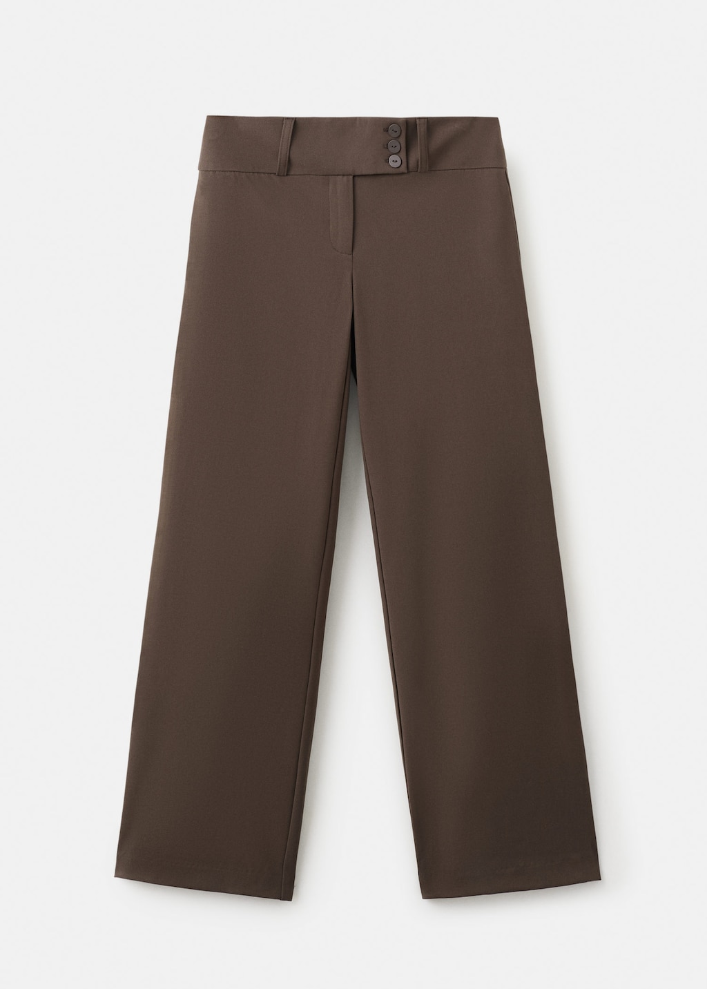 Mango Teen Trousers Buttons3 Brown