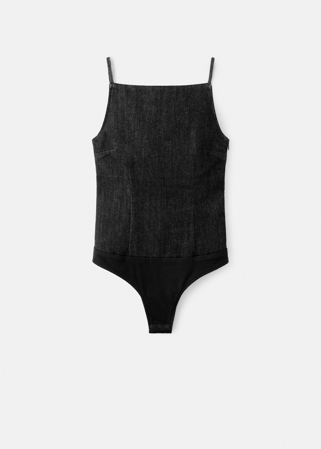 Mango Body Denim Cintré Noir - Femme - S -  In Black