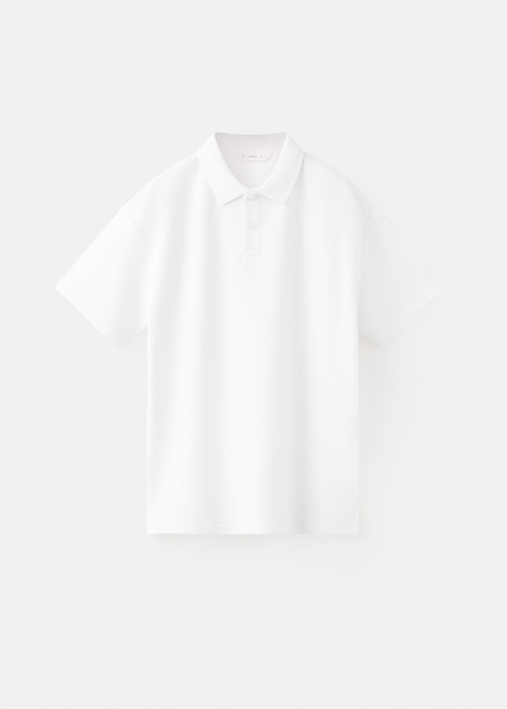 Mango Polo Coton Maille Côtelée Blanc - Enfants - 13-14 Ans -  Kids In White