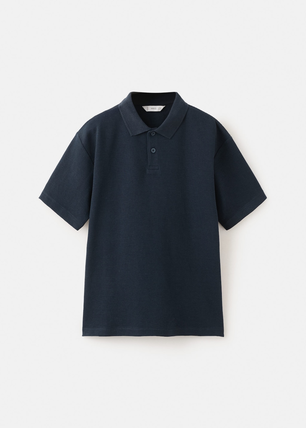 Mango Polo Coton Maille Côtelée Bleu Marine - Enfants - 13-14 Ans -  Kids In Blue