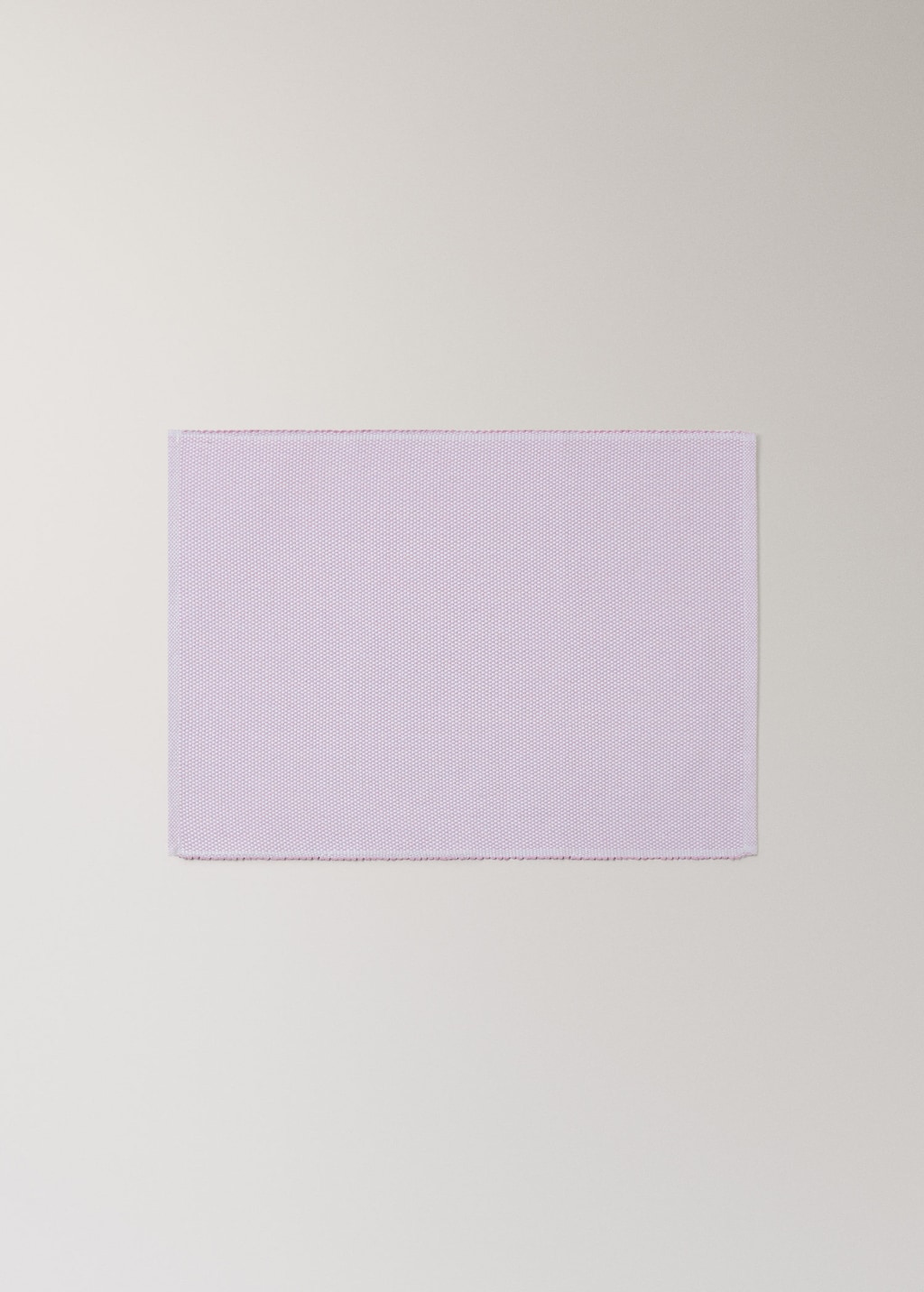 Mango Cotton Melange Effect Table Mat Lilac In Purple
