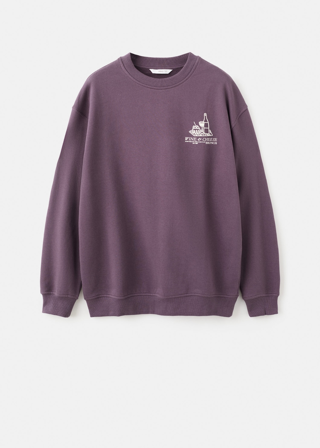 Mango Teen Sweatshirt Wine Purple