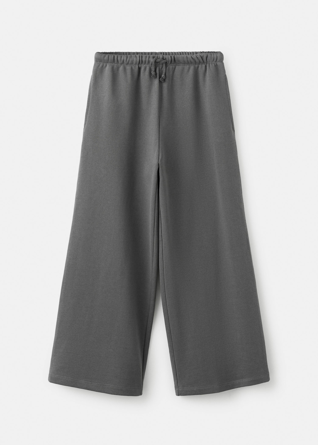 Mango Kids' Trousers Moodset Charcoal In Gray