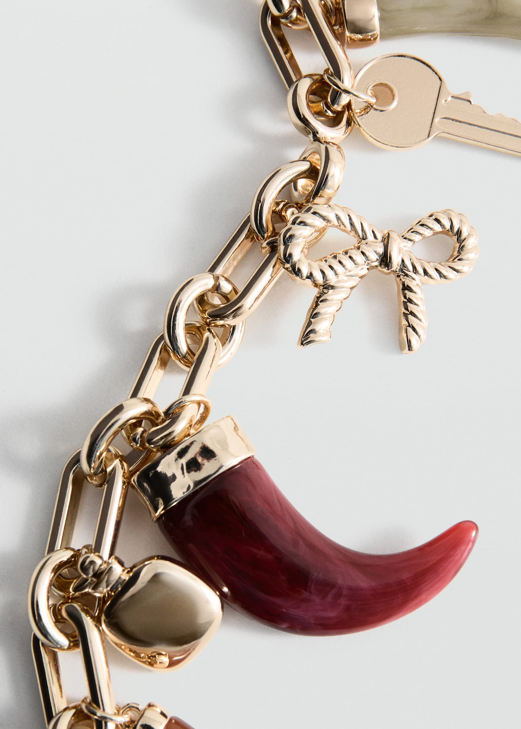 Mango Porte-clés Breloques Or - Femme - Taille Unique -  In Gold