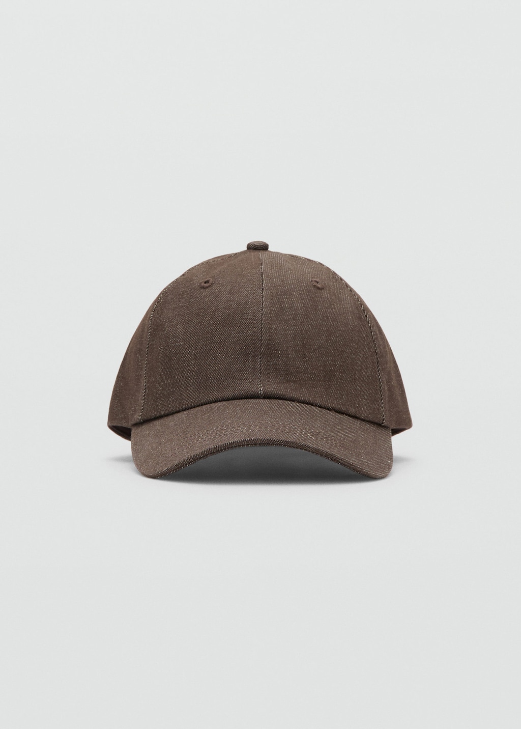 Mango Casquette Denim Chocolat - Femme - Taille Unique -  In Brown