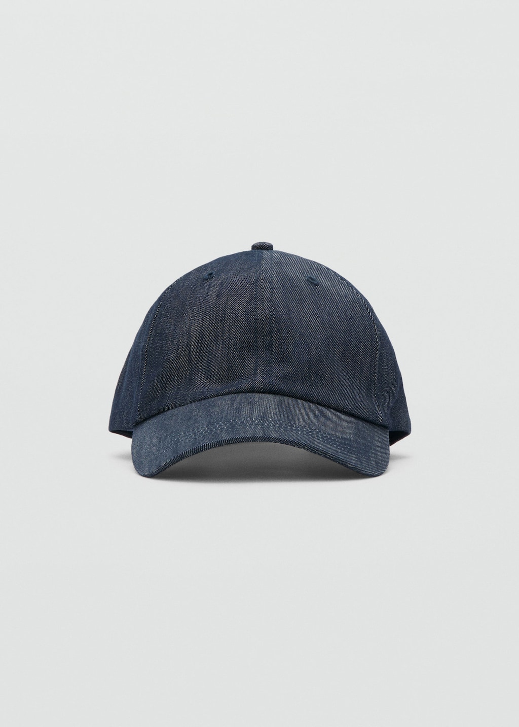 Mango Denim Cap Blue