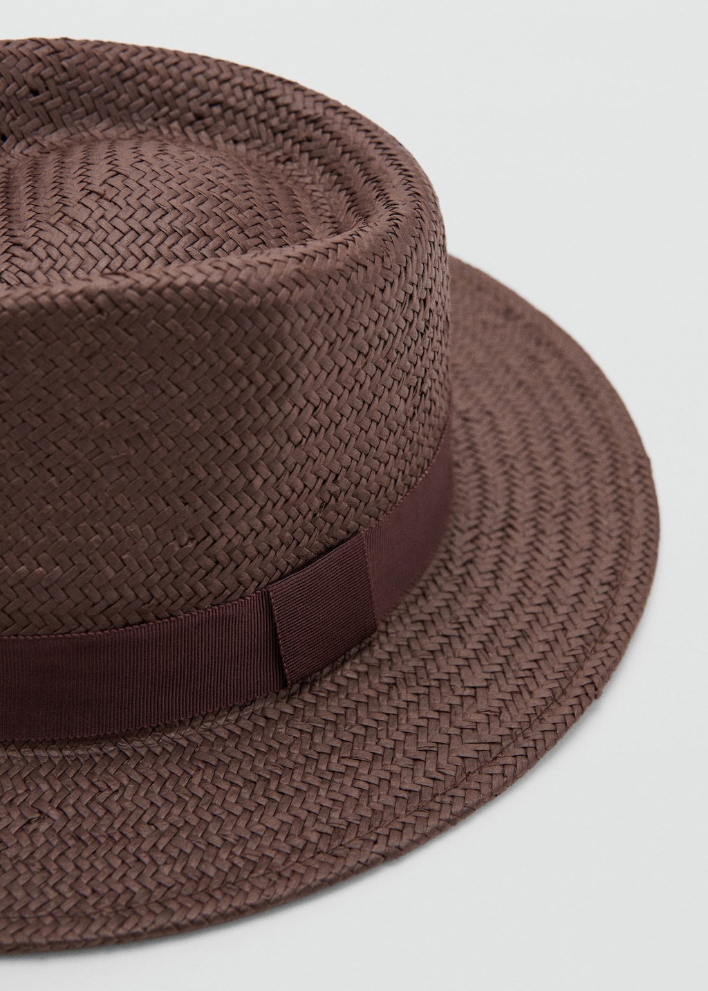 Mango Chapeau Fibre Naturelle Naud Chocolat - Femme - Taille Unique -  In Brown