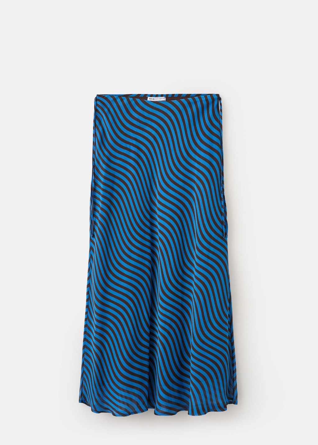 Mango Jupe Longue Zebra Bleu Électrique - Fille - Xl -  Teen In Blue