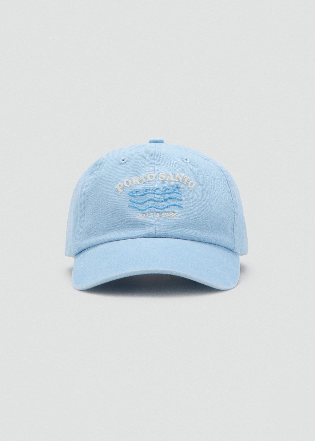 Mango Casquette Brodée Coton Bleu Ciel - Enfants - 6-9 Ans -  Kids In Blue