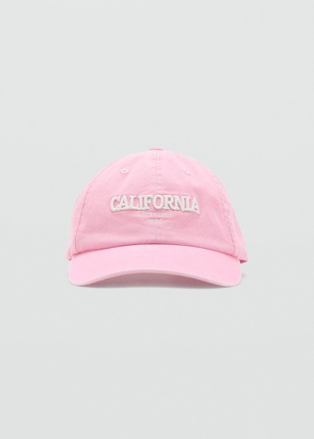 Mango Casquette Brodée Coton Rose - Enfants - 10-14 Ans -  Kids In Pink