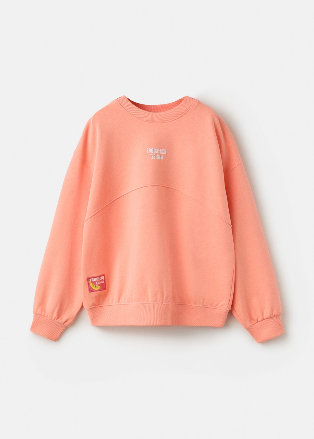 Mango Sweat-shirt Coton Imprimé Mandarine - Enfants - 9-10 Ans -  Kids