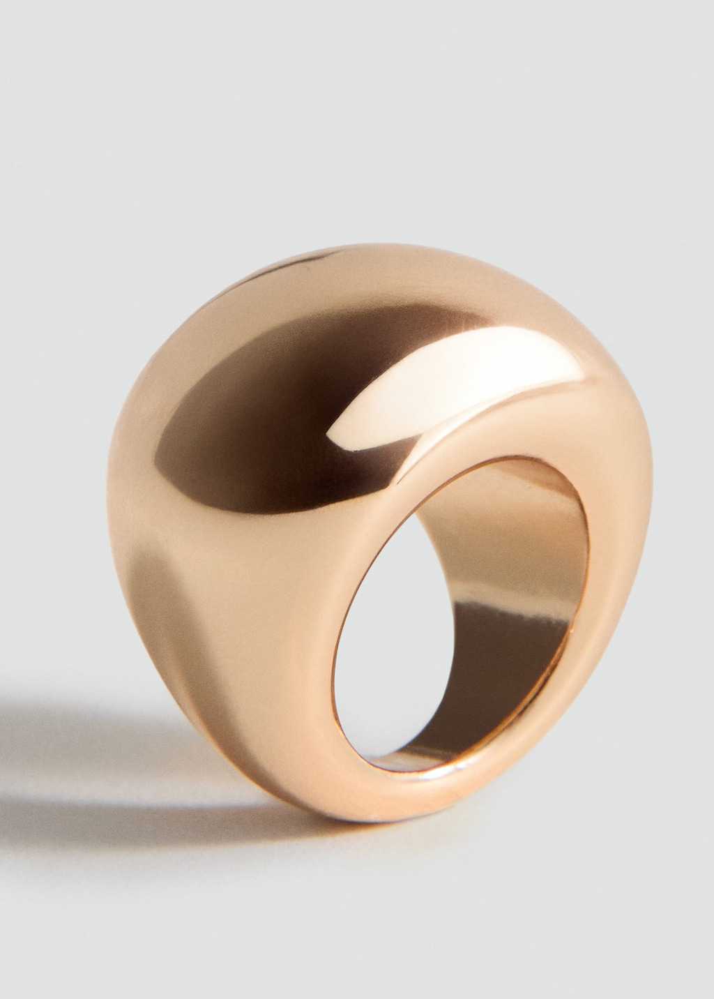 Mango Teen Bague Métallique Volume Or - Fille - Taille Unique - In Orange