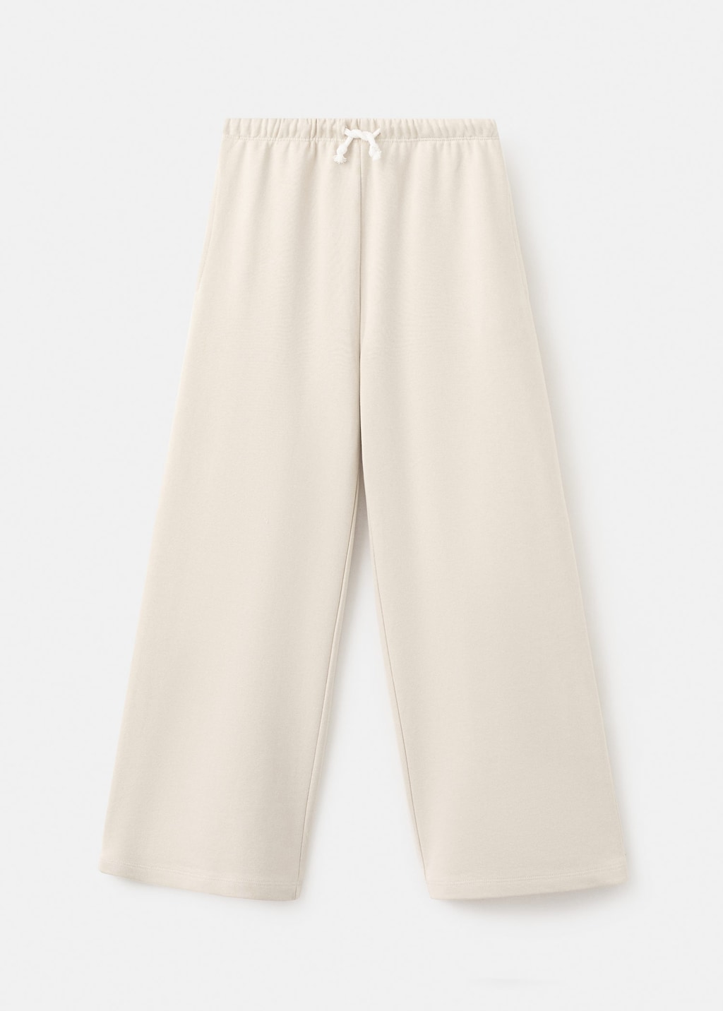 Mango Kids' Trousers Portuset Ecru In White