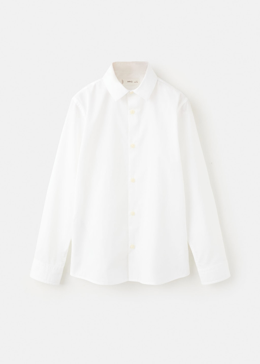 Mango Kids' Cotton Shirt White