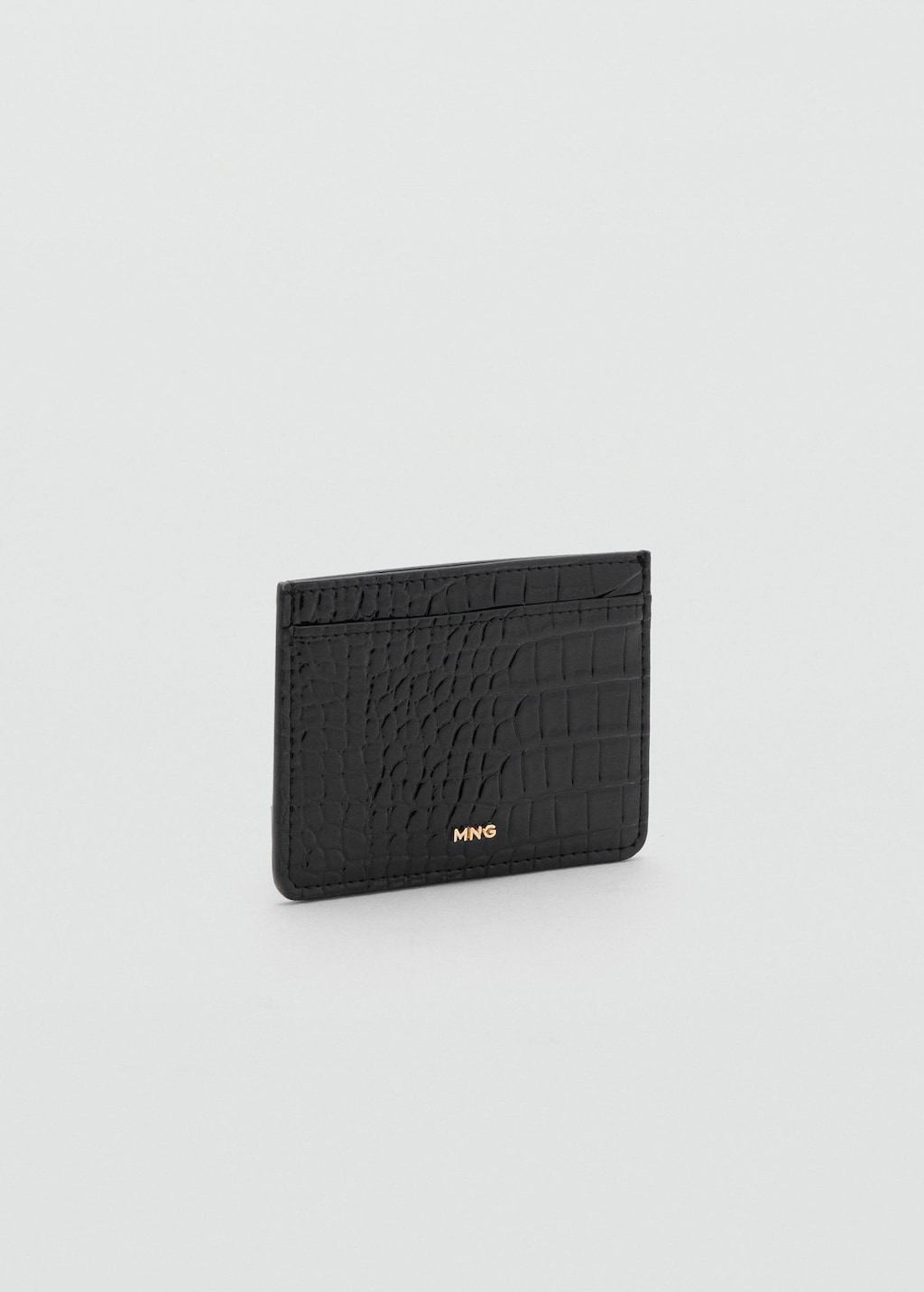 Mango Coco Faux-leather Card Holder Black