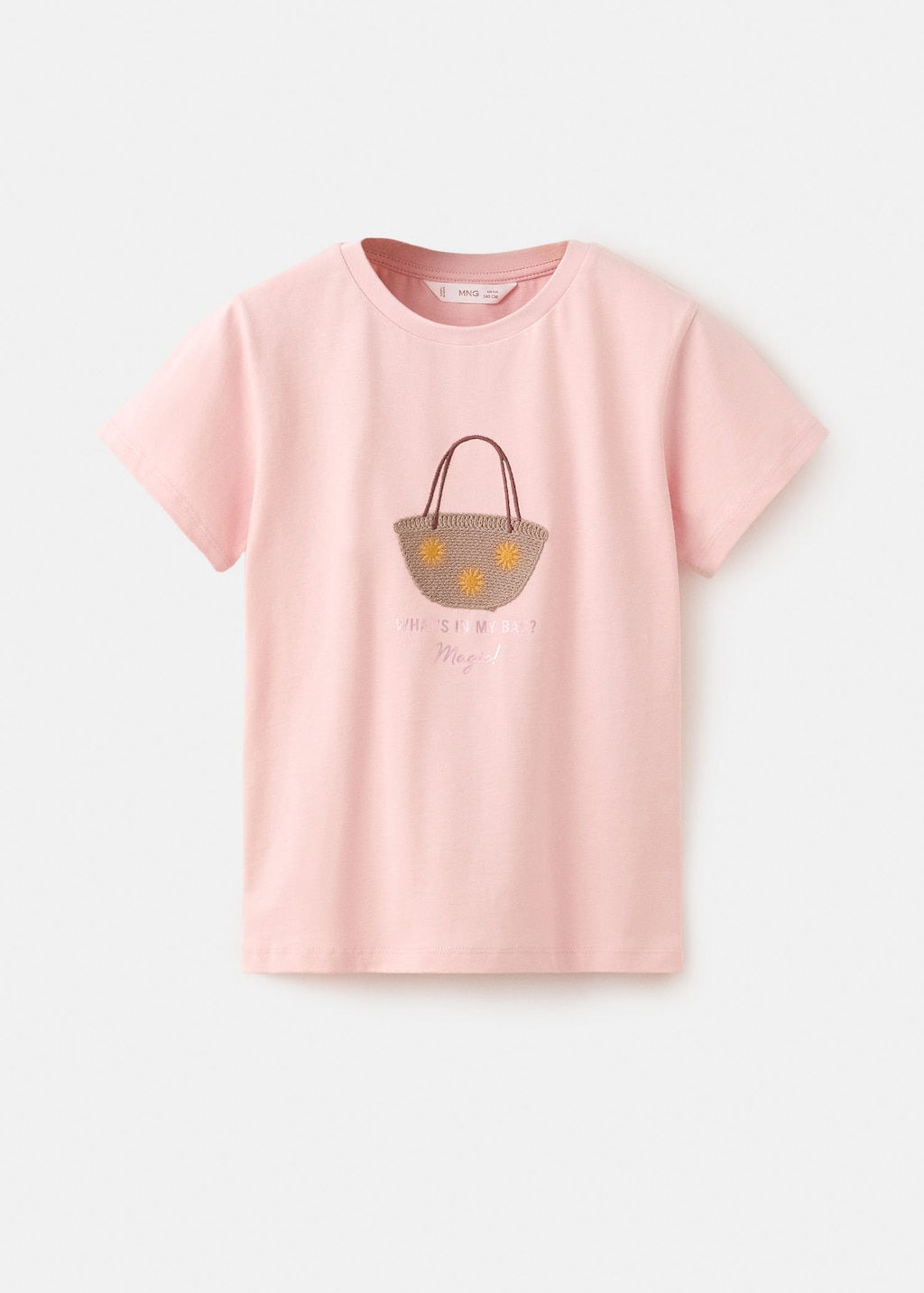 Mango T-shirt En Coton À Dessin Rose - Enfants - 13-14 Ans - Kids In Pink