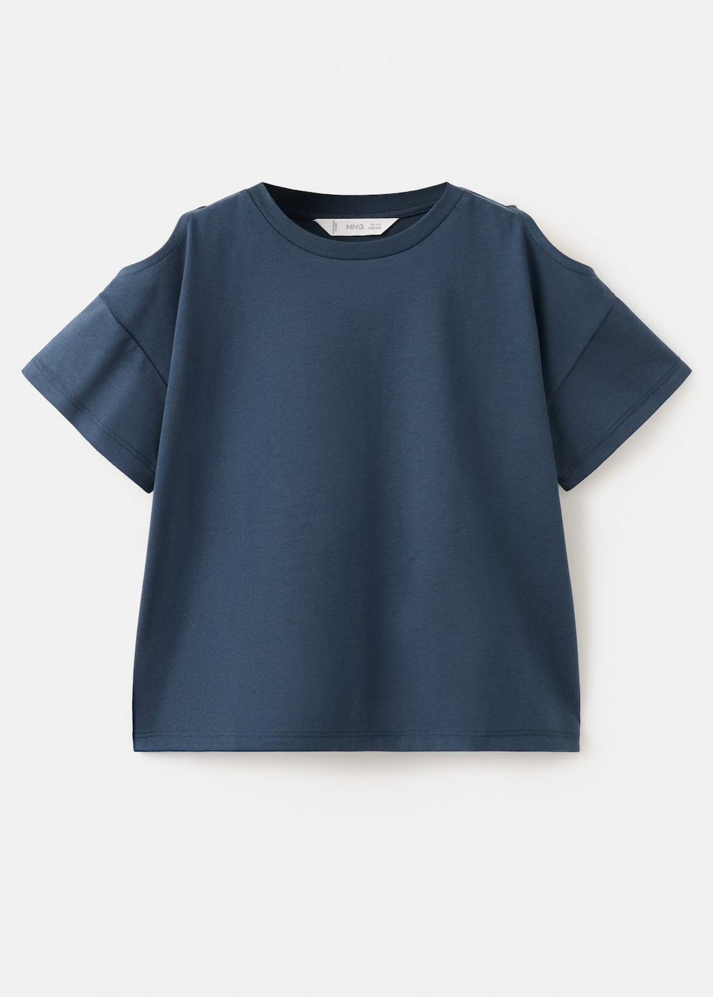 Mango T-shirt En Coton À Épaule Découverte Bleu Marine - Enfants - 13-14 Ans -  Kids In Blue