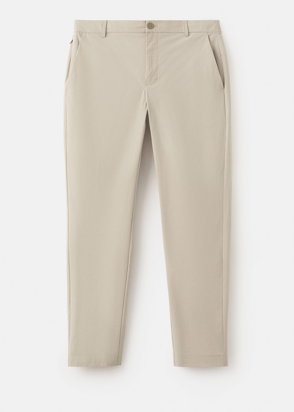 Mango Pantalon Slim-fit Résistant À L'eau Beige - Homme - 46 -  Man In Neutral