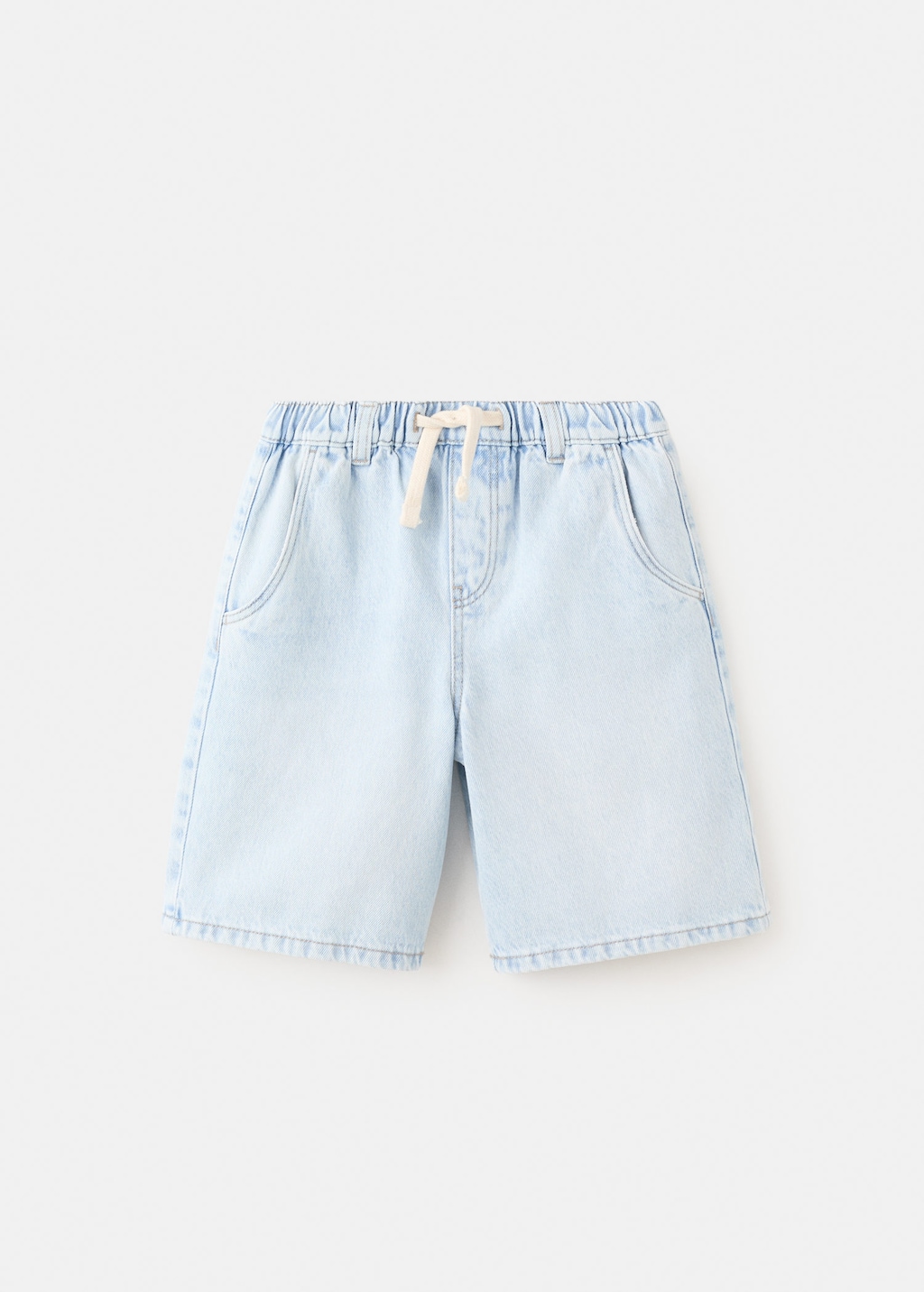 Mango Bermuda En Jean Oversize Bleu Clair - Enfants - 13-14 Ans -  Kids In Blue