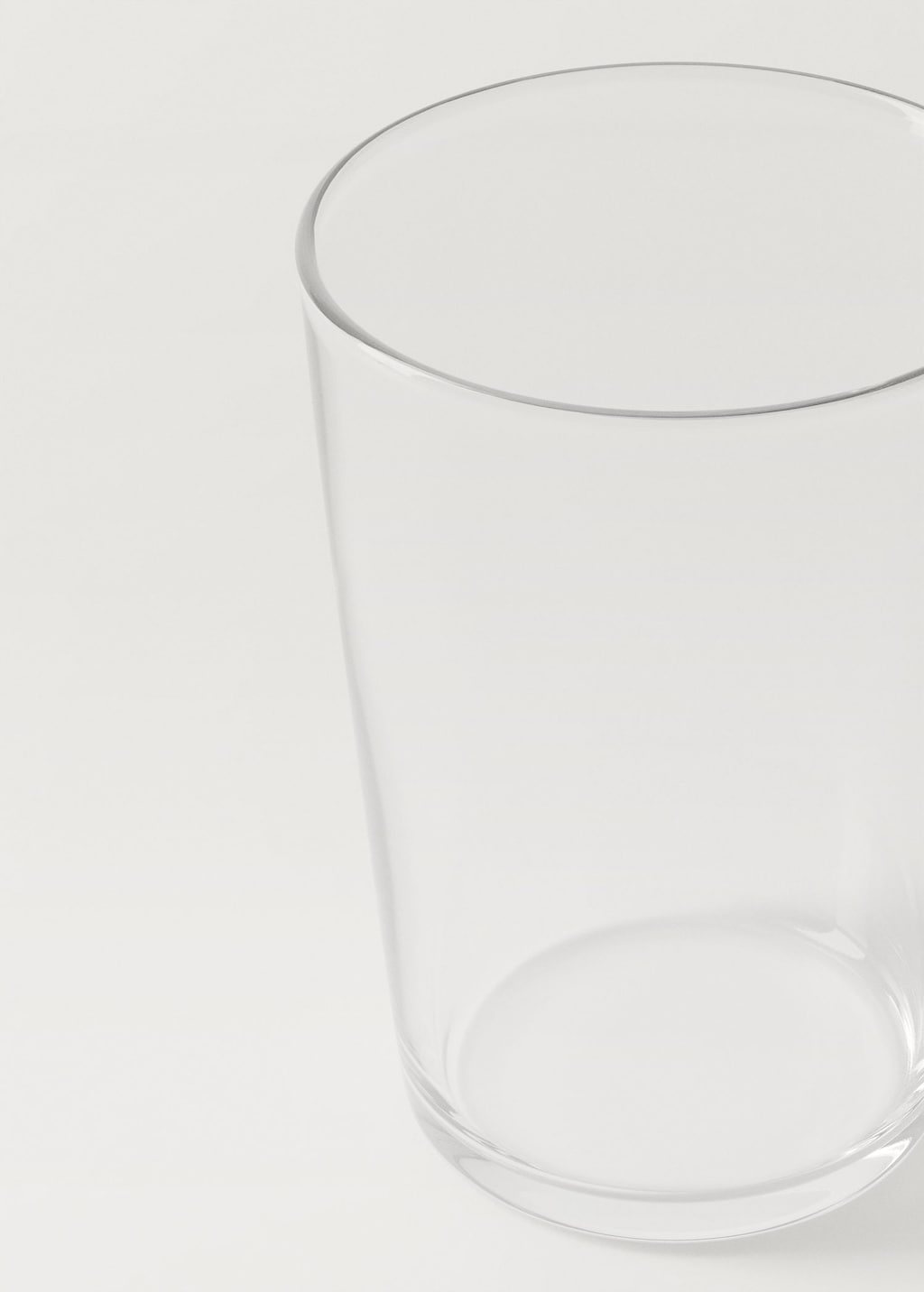 Mango Medium Glass With Plain Design Ice Grey In Transparent