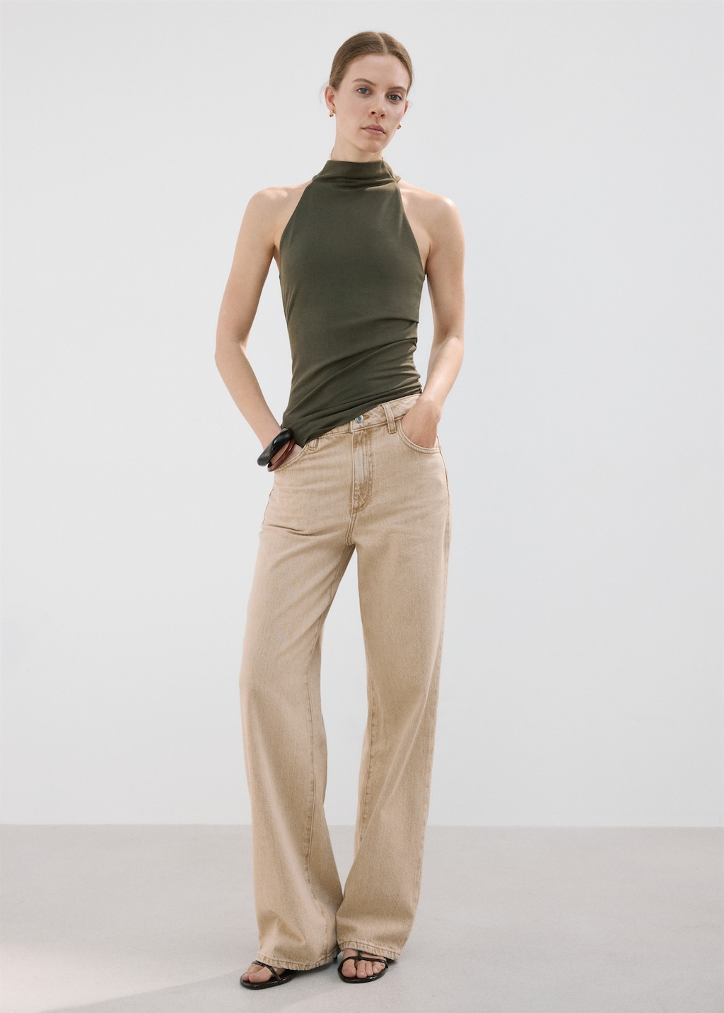 Danila high-waisted wide leg jeans - image 2