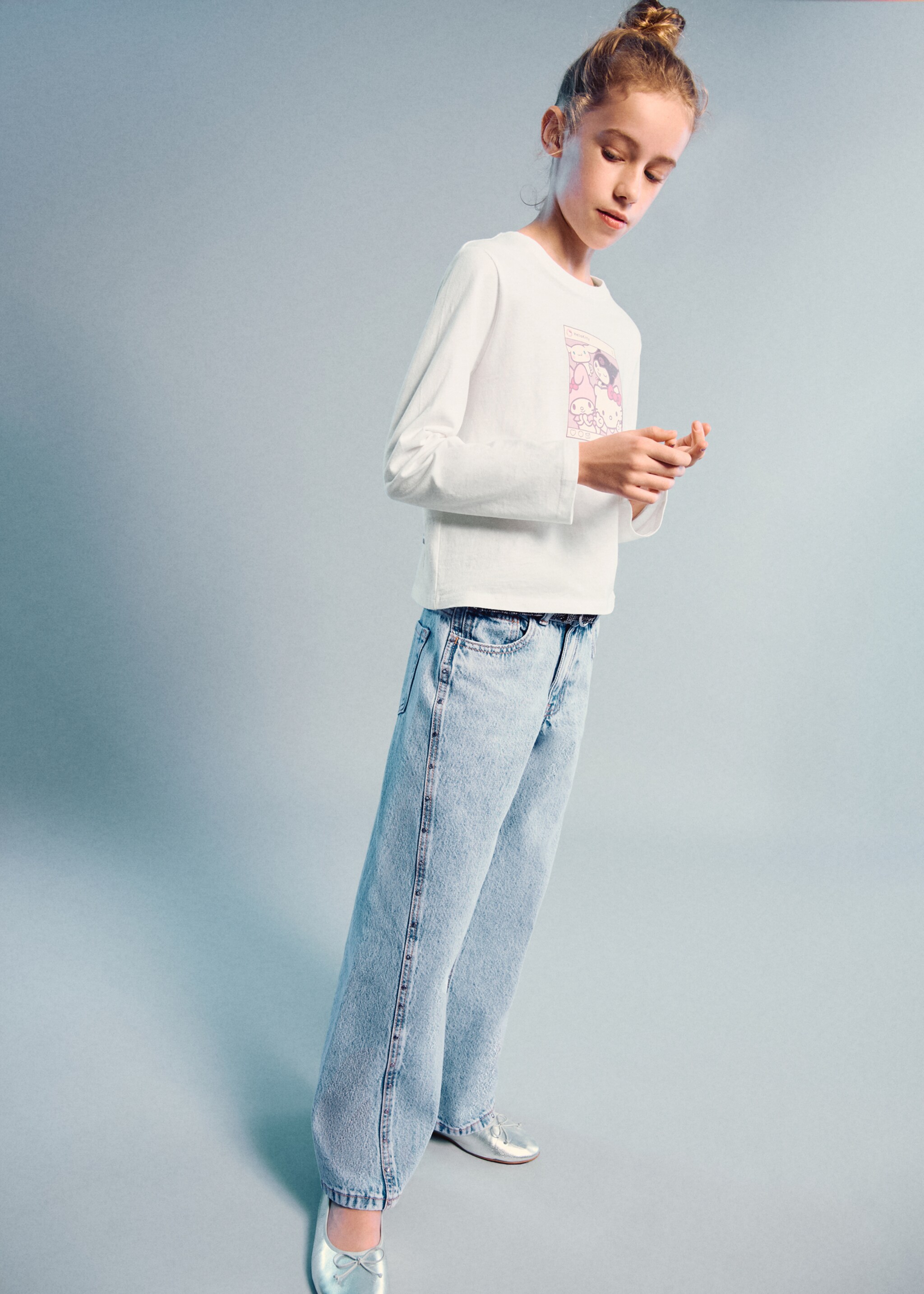 Camiseta Hello Kitty - Plano general, Blanco roto. Ref: 27001325-00.