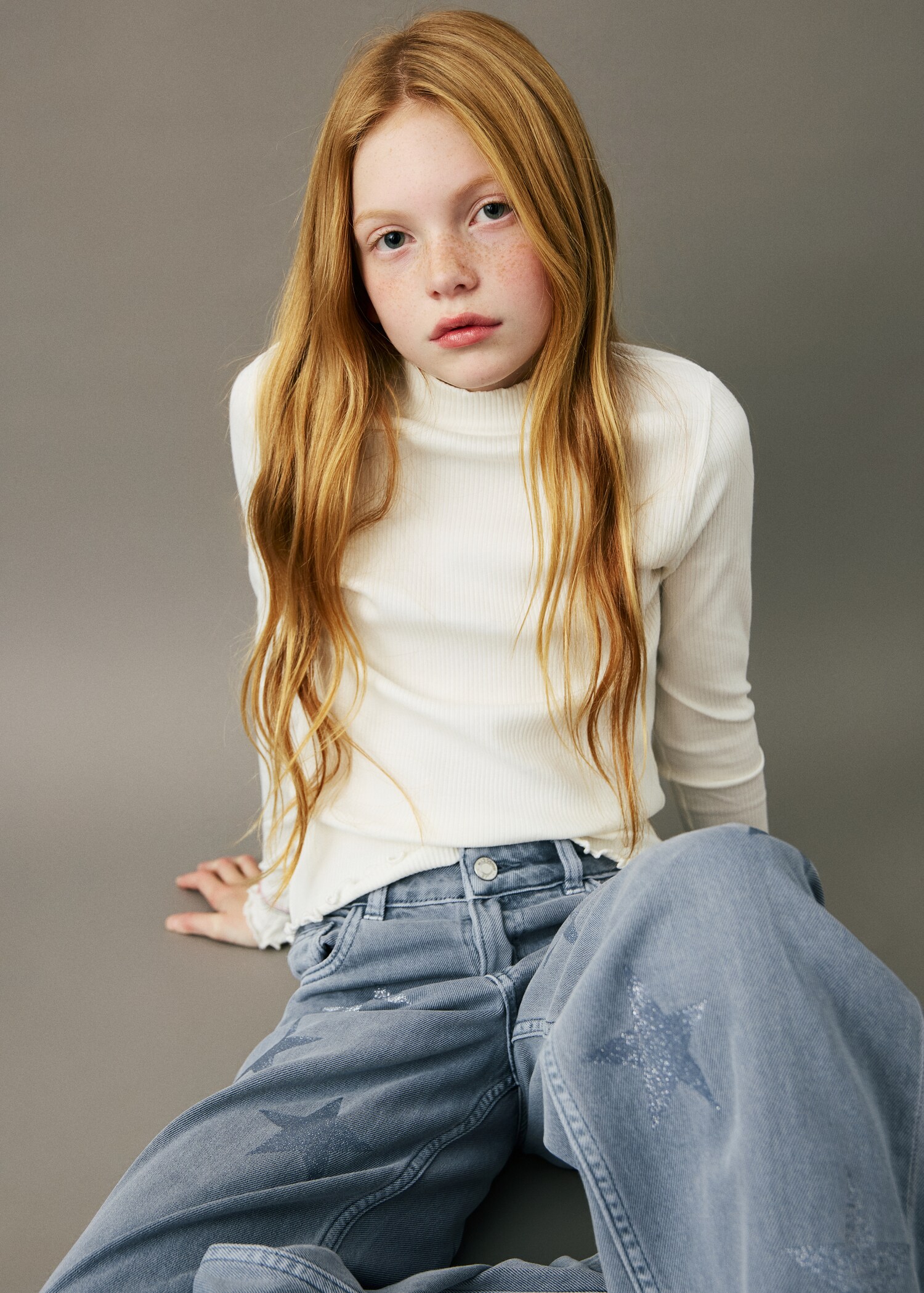 Ribbed long-sleeved t-shirt - General plane