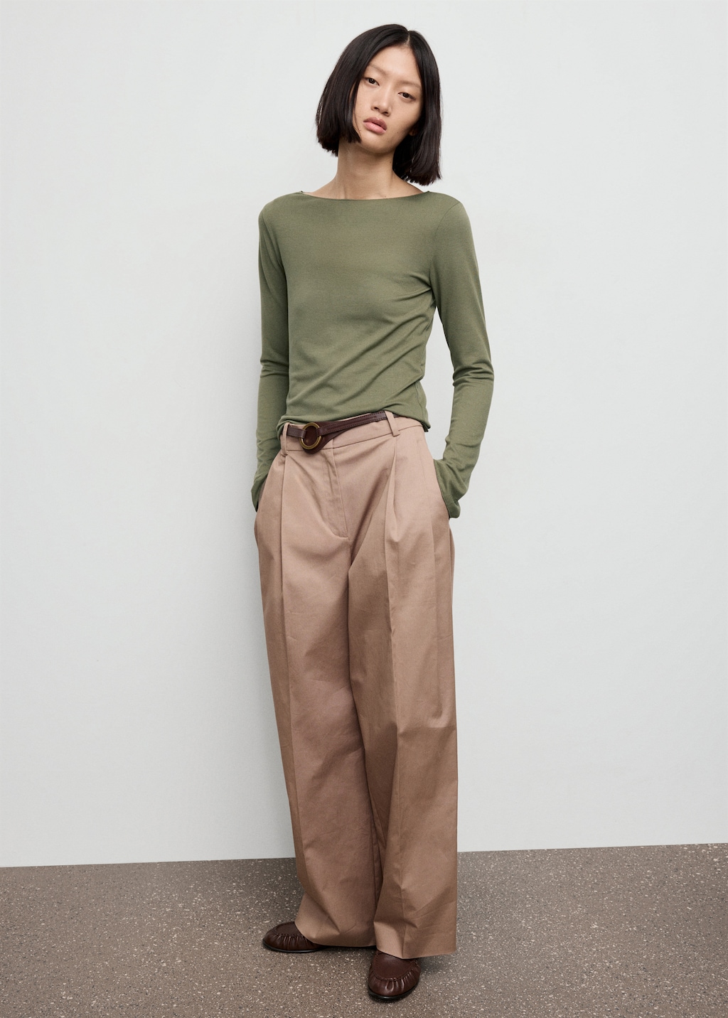 Mango Boat neck t-shirt