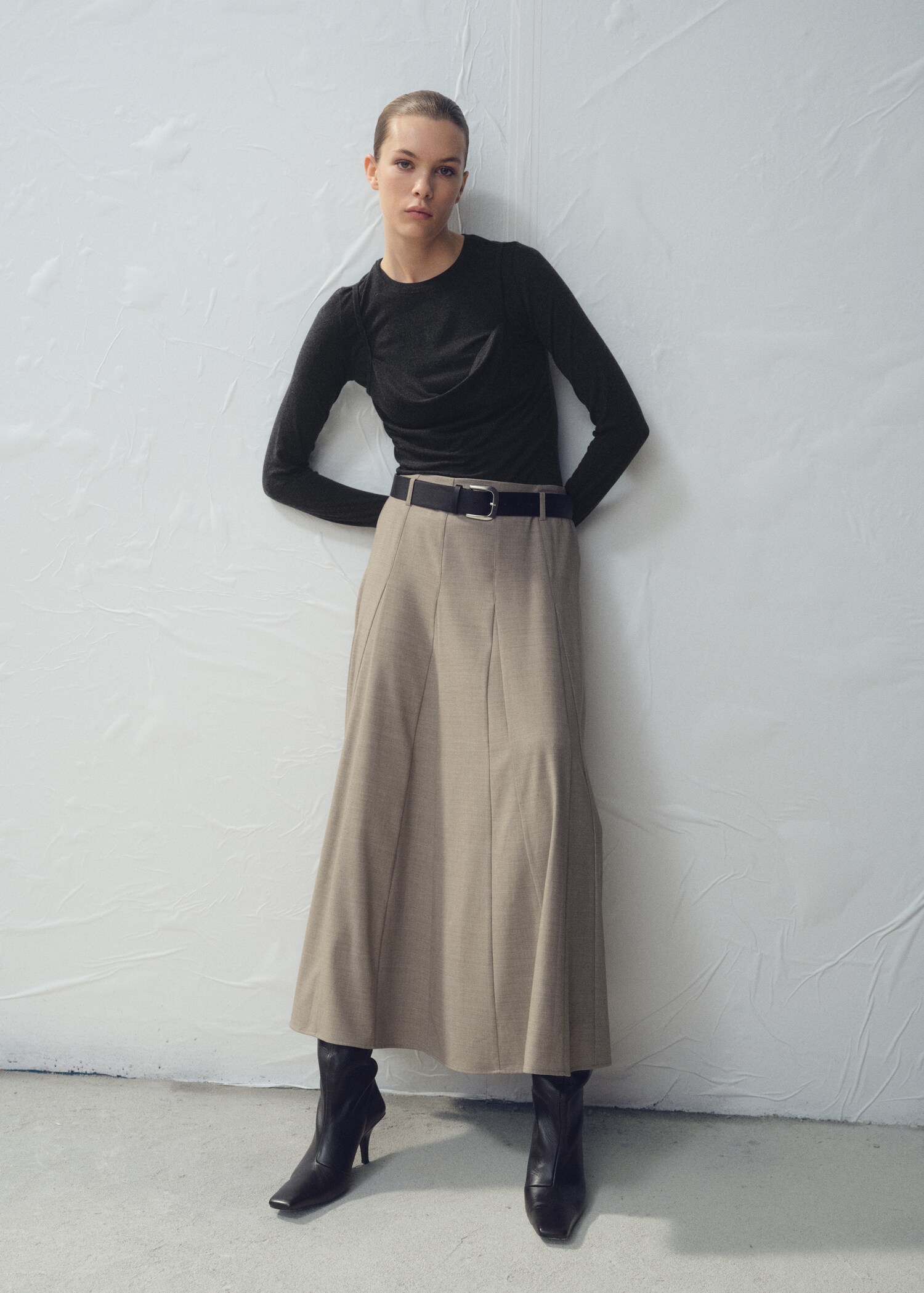 Draped combined t-shirt - General plane