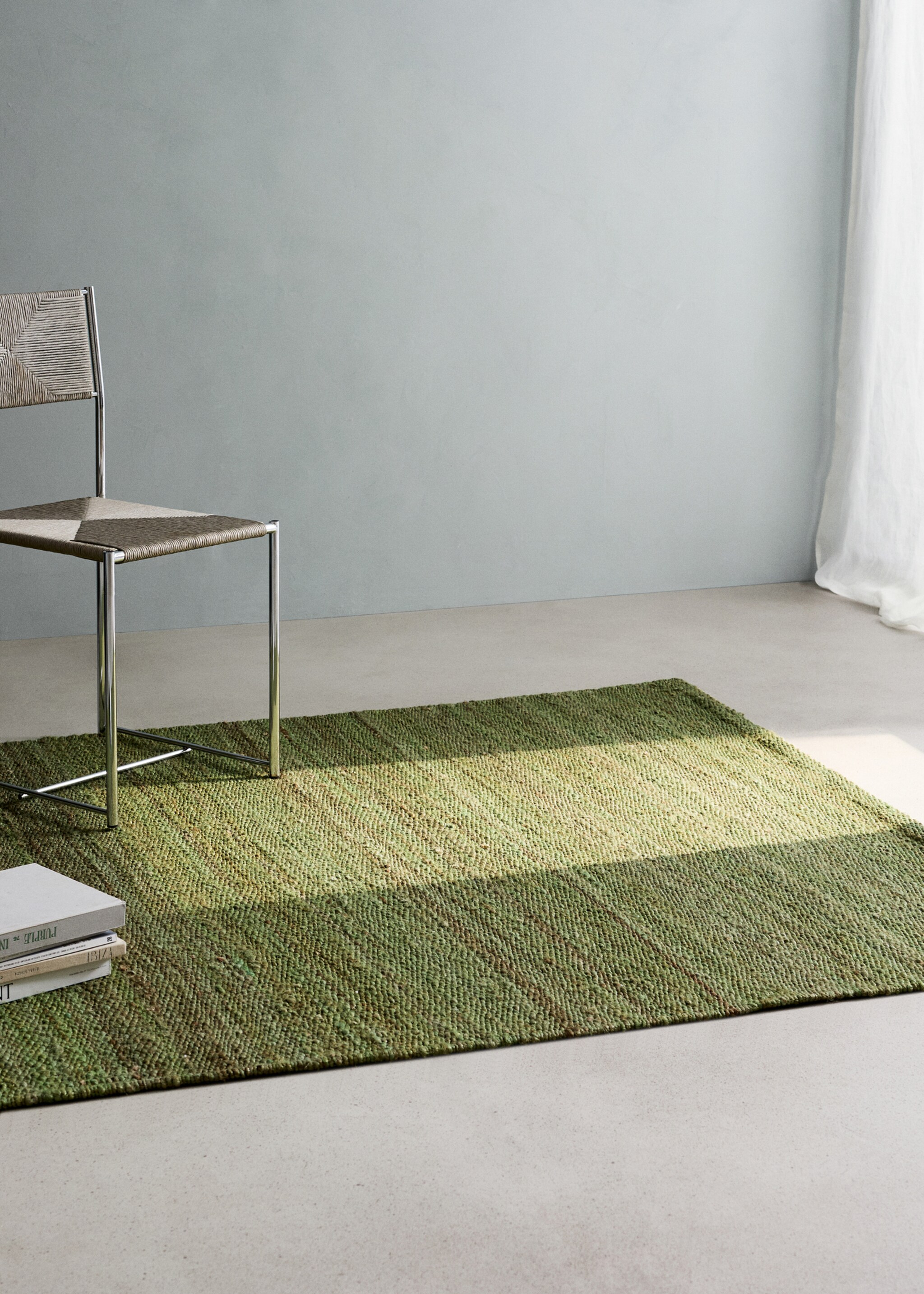 Braided jute rug - General plane, Khaki. Ref: 27001518-00.
