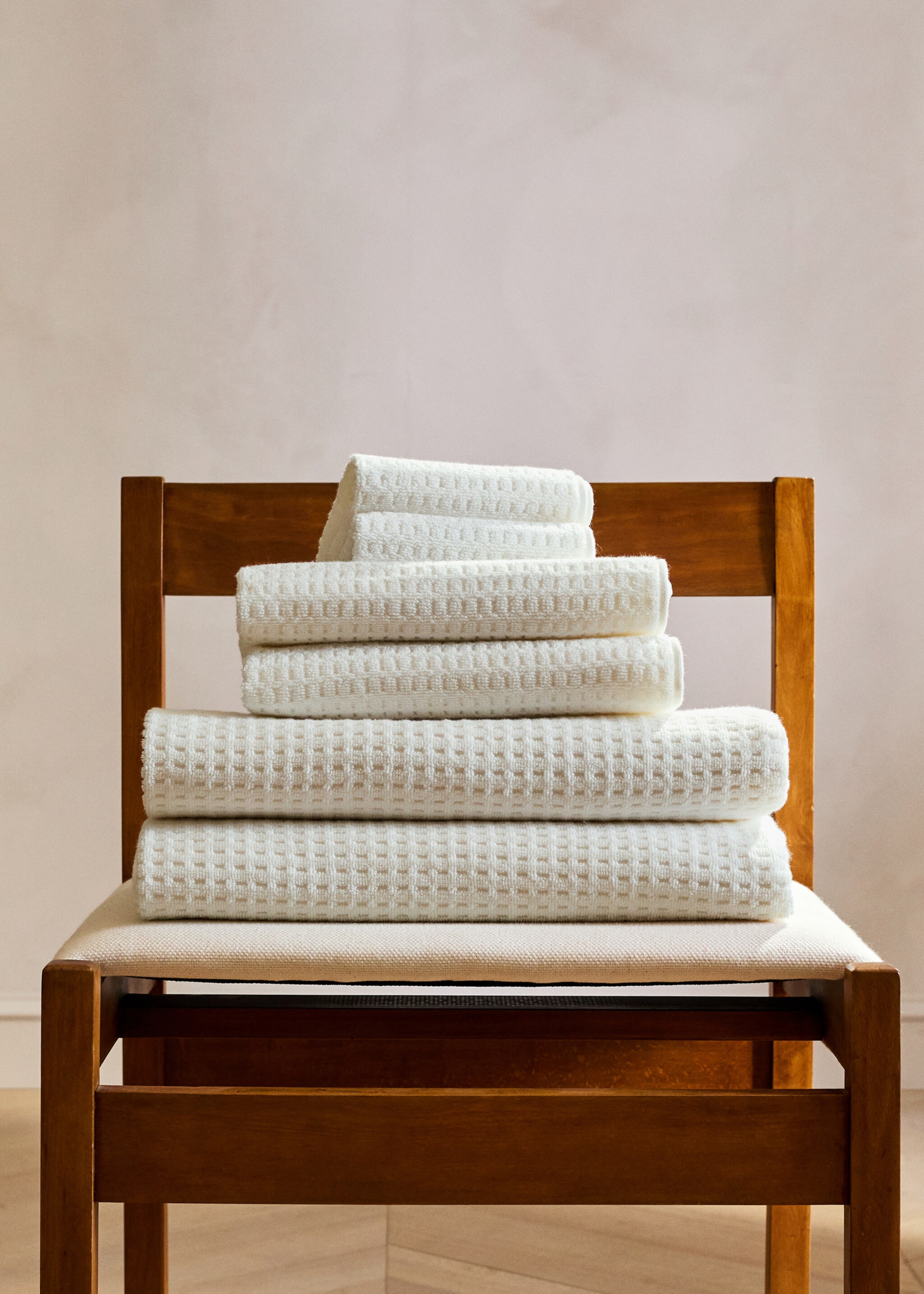 Terry cotton towel - General plane, Off White. Ref: 27001556-00.