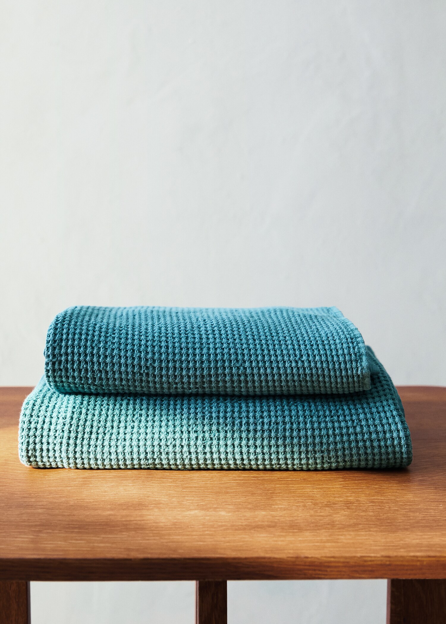 Waffle texture washbasin towel - General plane