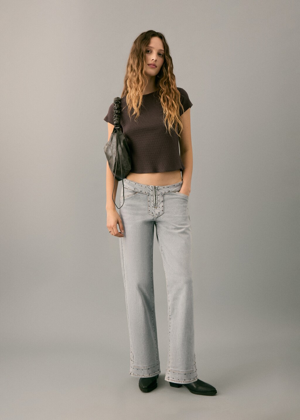 Knitted short-sleeve t-shirt