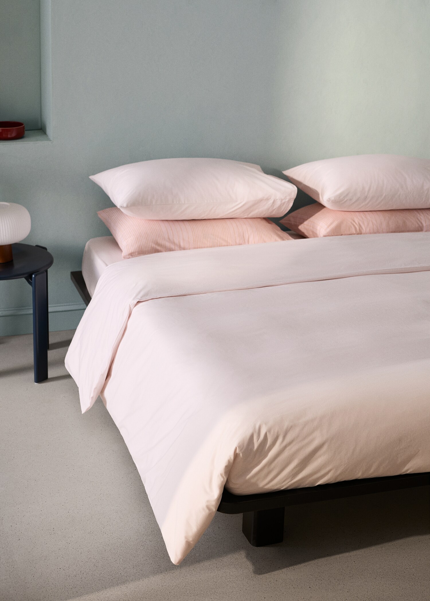 200-thread count percale cotton duvet cover for 90 cm bed - General plane