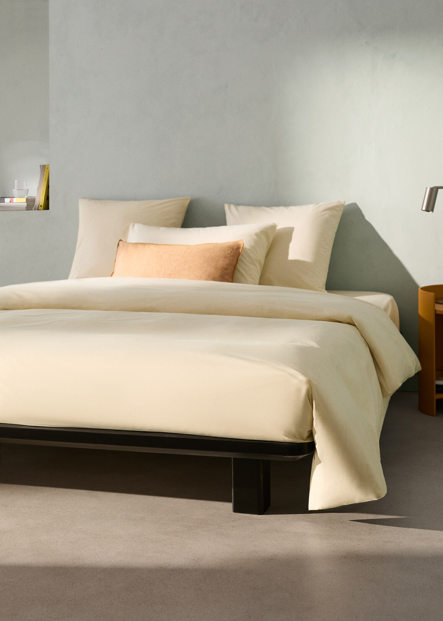 Perkal-Baumwolle Bettbezug 200 Fäden für Bett 180/200 cm - Allgemeine Ansicht