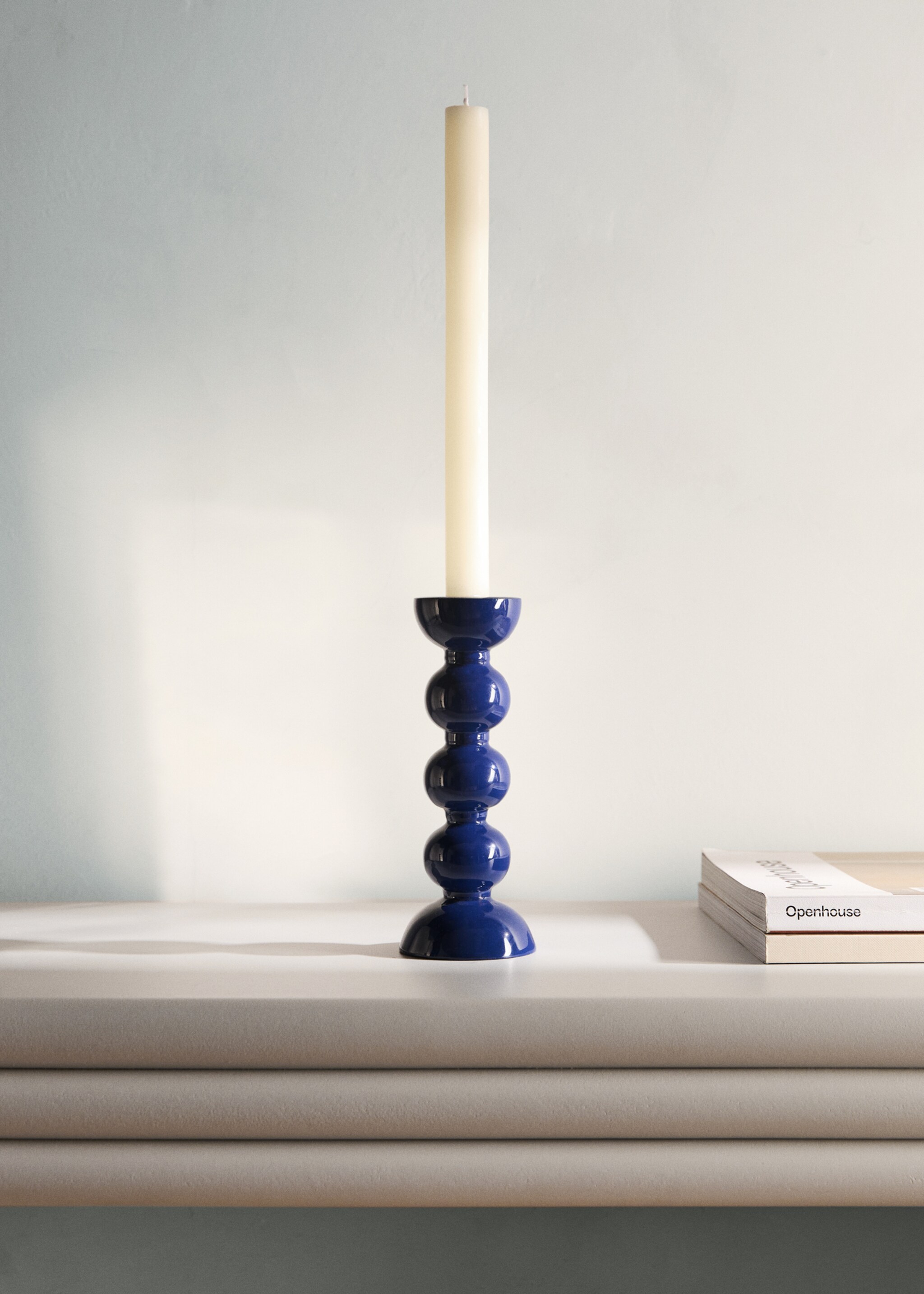 Tall metal candelabra - General plane, Light/Pastel Grey. Ref: 27003320-00.